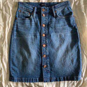 EUC J. Crew denim skirt size 25.